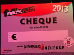 De cheque is er al!